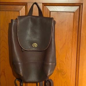 Coach backpack purse